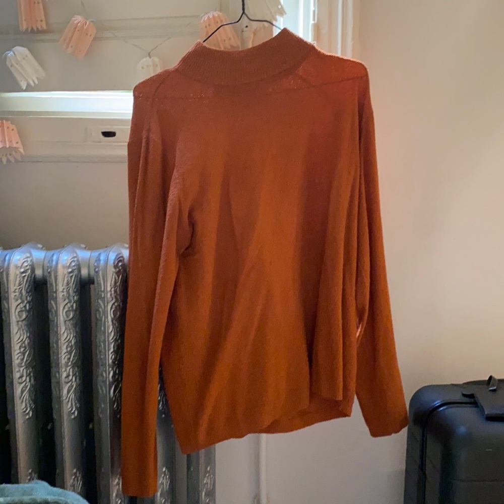 Burnt Orange Turtle Neck